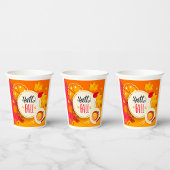 Hallo Herbst Herbstleaves und Pumpkin Pie Pappbecher