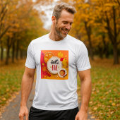 Hallo Herbst Herbstleaves und Pumpkin Pie T-Shirt