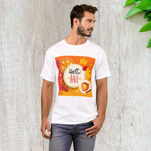 Hallo Herbst Herbstleaves und Pumpkin Pie T-Shirt
