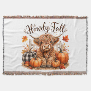 Hallo Herbst Highland-Kuh Frohes Erntedankfest Her Decke