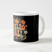 Hallo Herbst Jumbo-Tasse (Vorderseite Rechts)