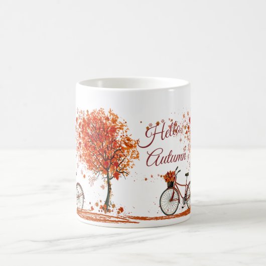 "Hallo Herbst" Kaffee-Tasse Kaffeetasse (Mittel)