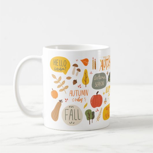 Hallo Herbst Kaffeetasse (Links)