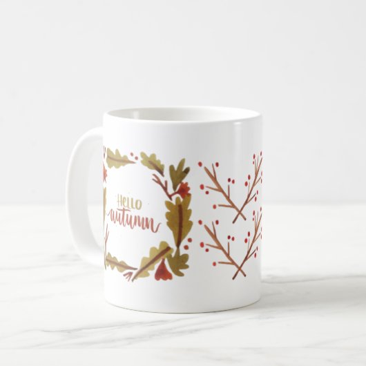 Hallo Herbst Kaffeetasse (Vorderseite Links)