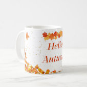 Hallo Herbst-Kaffeetasse Kaffeetasse (Vorderseite Links)