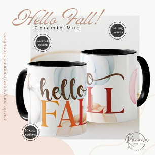 Hallo Herbst Keramikbecher Tasse