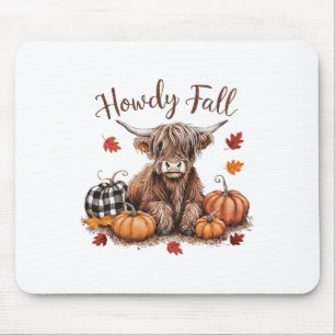 Hallo Herbst Kuh Frohes Erntedankfest Herbstliche  Mousepad