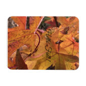 "Hallo Herbst!" Kühlschrankmagnet Magnet (Horizontal)