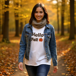 Hallo Herbst - Kürbissaison Gemütliches Herbstdesi T-Shirt