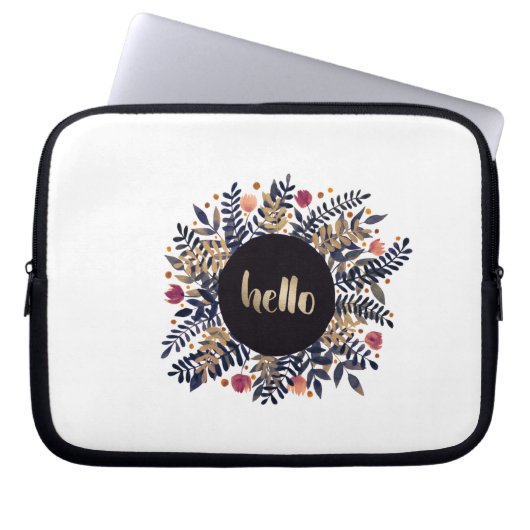 Hallo Herbst Laptopschutzhülle (Vorderseite)