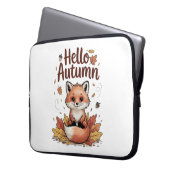 Hallo Herbst Laptopschutzhülle (Vorderseite Links)
