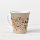 Hallo Herbst, Latte Tasse (Linke Ecke)