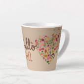 Hallo Herbst, Latte Tasse (Rechte Ecke)