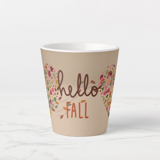 Hallo Herbst, Latte Tasse (Vorderseite)
