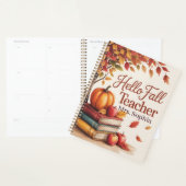 Hallo Herbst Lehrer Wasserfarbe Herbst Personalisi Planer (Anzeige)