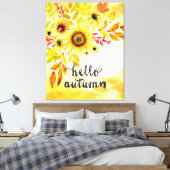 Hallo Herbst Leinwanddruck (Insitu (Schlafzimmer))