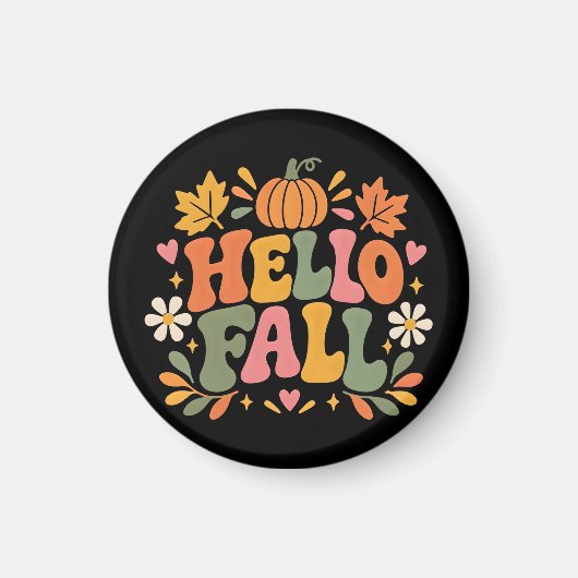 Hallo Herbst Magnet (Vorne)