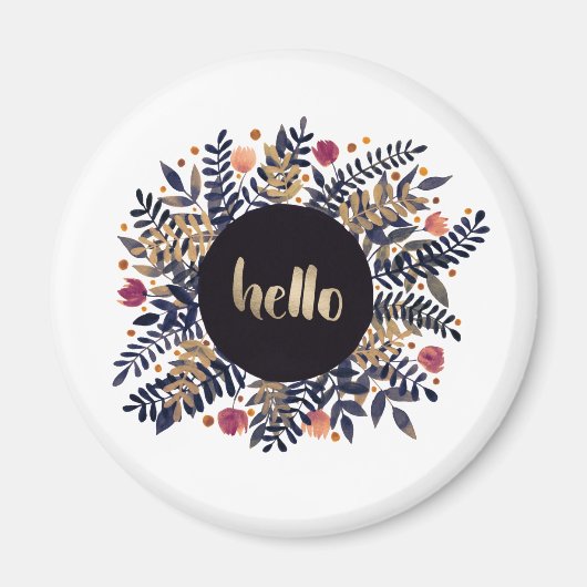 Hallo Herbst Magnet (Vorne)