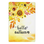 Hallo Herbst Mini Klemmbrett (Rückseite)