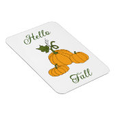 Hallo Herbst Minimalist Cute Magnet (Rechte Seite)