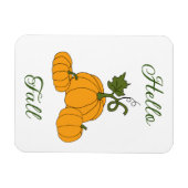 Hallo Herbst Minimalist Cute Magnet (Horizontal)