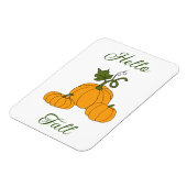 Hallo Herbst Minimalist Cute Magnet (Linke Seite)