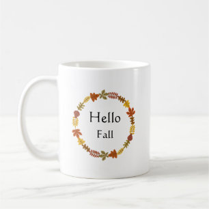 Hallo Herbst Minimalistischer Herbst - Rustikale B Kaffeetasse