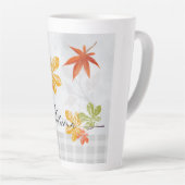 Hallo Herbst mit Bird und Herbstlauben Milchtasse (Rechte Ecke)