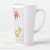 Hallo Herbst mit Bird und Herbstlauben Milchtasse (Rechts)