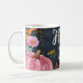 Hallo Herbst mit Blume Kaffeetasse (Links)