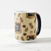 Hallo Herbst mit Herbstleaves Verwandlungstasse (VorderseiteRechts)