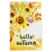 Hallo Herbst Mittlere Geschenktüte (Vorderseite)