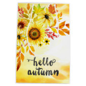 Hallo Herbst Mittlere Geschenktüte (Rückseite)