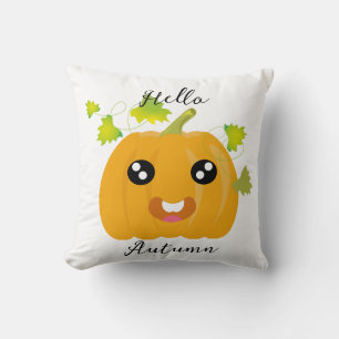 Hallo Herbst - Niedlicher Pumpkin Kissen