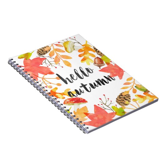 Hallo Herbst Notizblock (Rechte Seite)