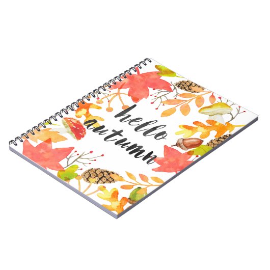 Hallo Herbst Notizblock (Linke Seite)