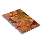 "Hallo Herbst!" Notizbuch Notizblock (Rechte Seite)