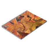 "Hallo Herbst!" Notizbuch Notizblock (Linke Seite)