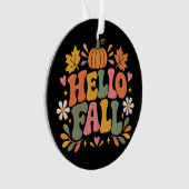 Hallo Herbst Ornament (Vorderseite)