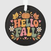 Hallo Herbst Ornament (Rückseite)
