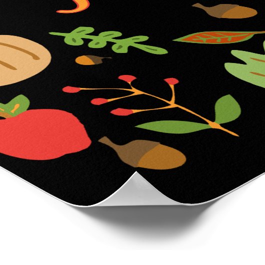 Hallo Herbst! Poster (Ecke)