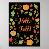 Hallo Herbst! Poster (Vorne)