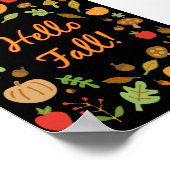 Hallo Herbst! Poster (Ecke)