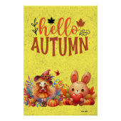 Hallo Herbst Poster (Vorderseite)