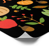 Hallo Herbst! Poster (Ecke)