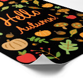 Hallo Herbst! Poster (Ecke)
