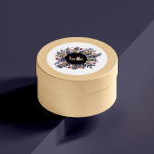 Hallo Herbst Runder Aufkleber