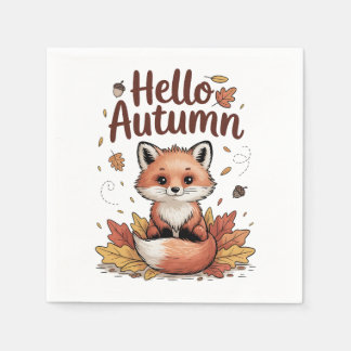 Hallo Herbst Serviette