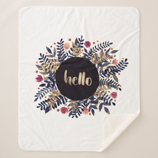 Hallo Herbst Sherpadecke (Vorderseite)