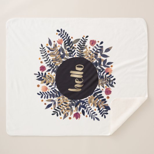 Hallo Herbst Sherpadecke (Vorderseite (Horizontal))